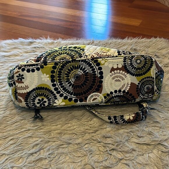 Vera Bradley cotton quilted stroll along circle pattern diaper bag - Picture 9 of 10